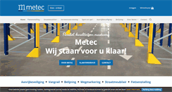 Desktop Screenshot of metec.nl